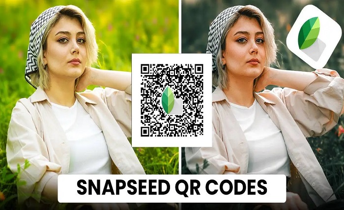 snapseed qr code photo editing
